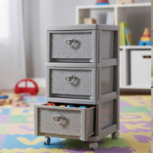 Multi Layer 3 Drawer Storage Cabinet
